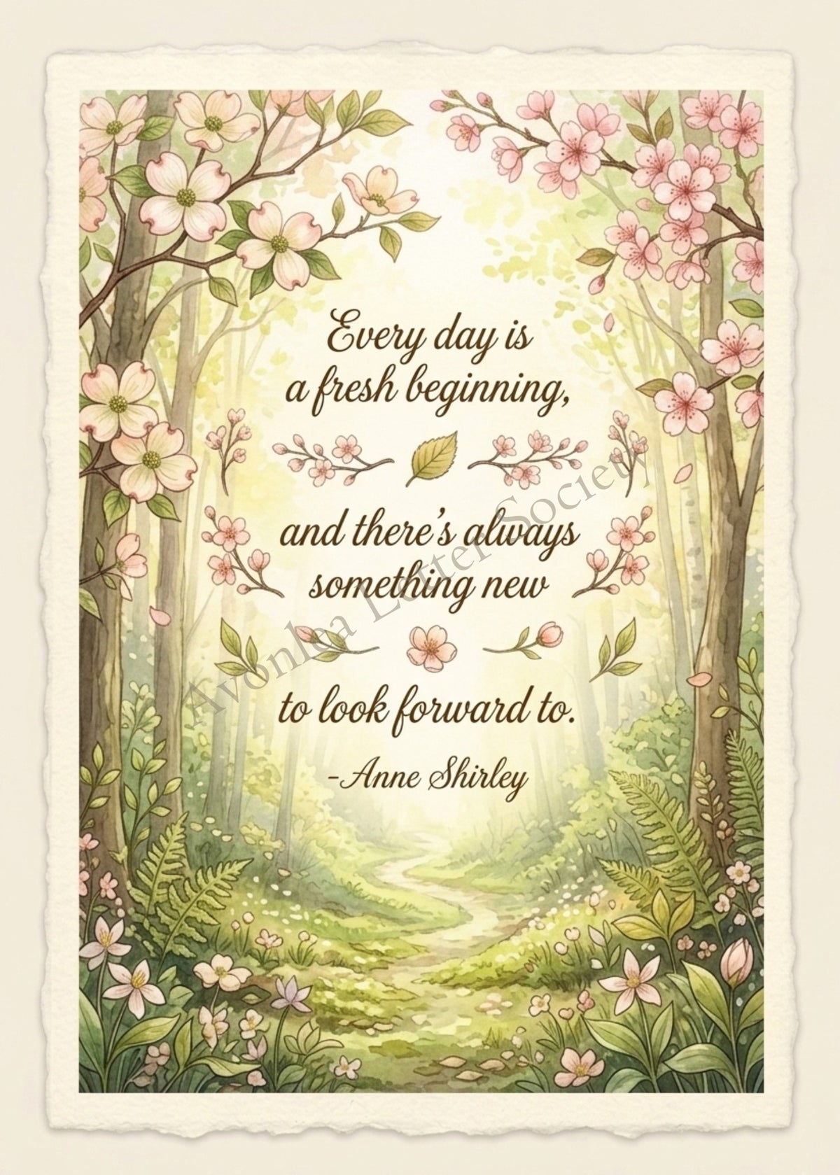 Avonlea Letter Society Anne Quotes Art 6 Print Bundle