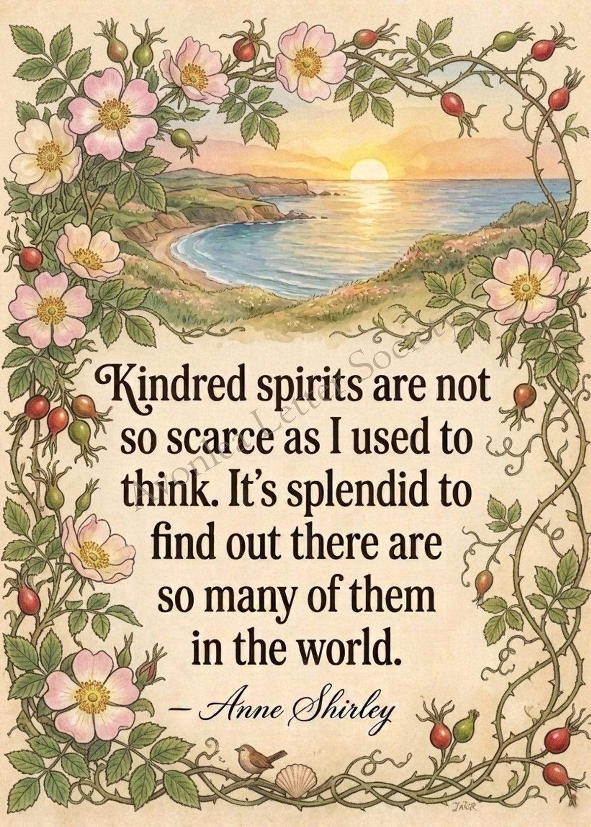 Avonlea Letter Society Anne Quotes Art 6 Print Bundle