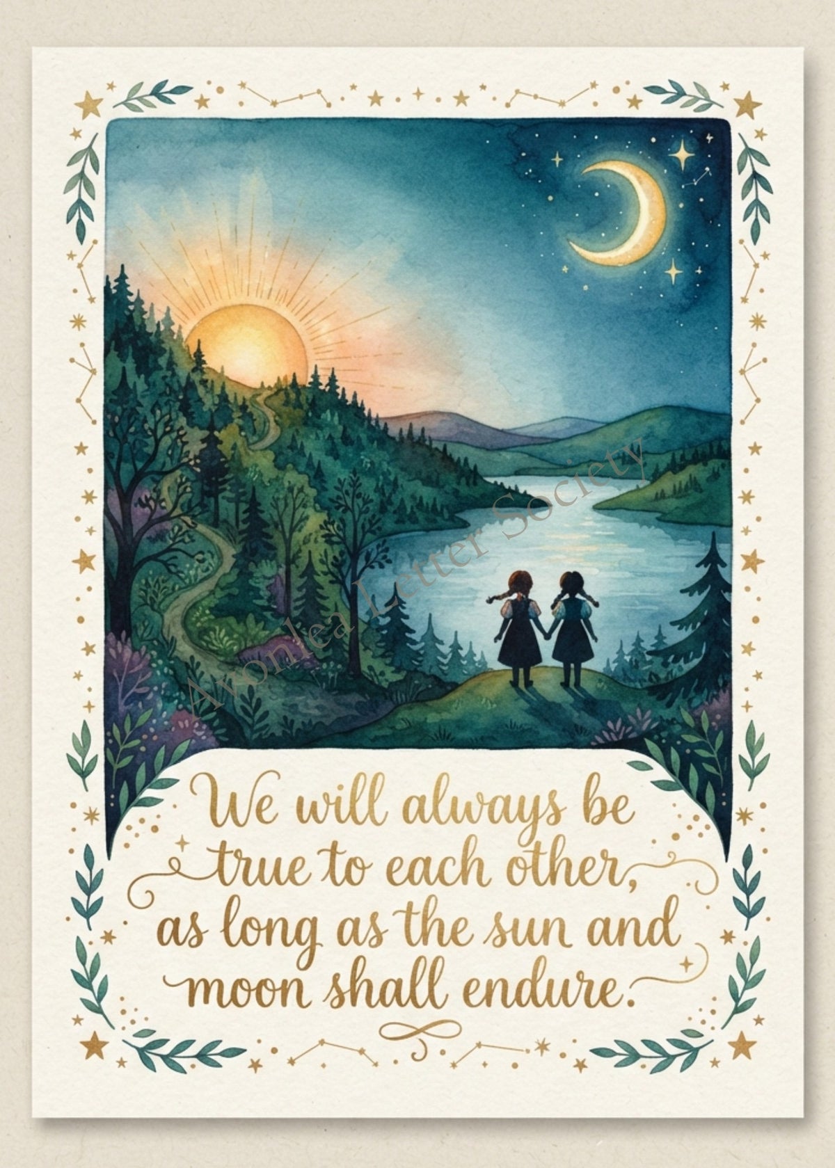 Avonlea Letter Society Anne Quotes Art 6 Print Bundle